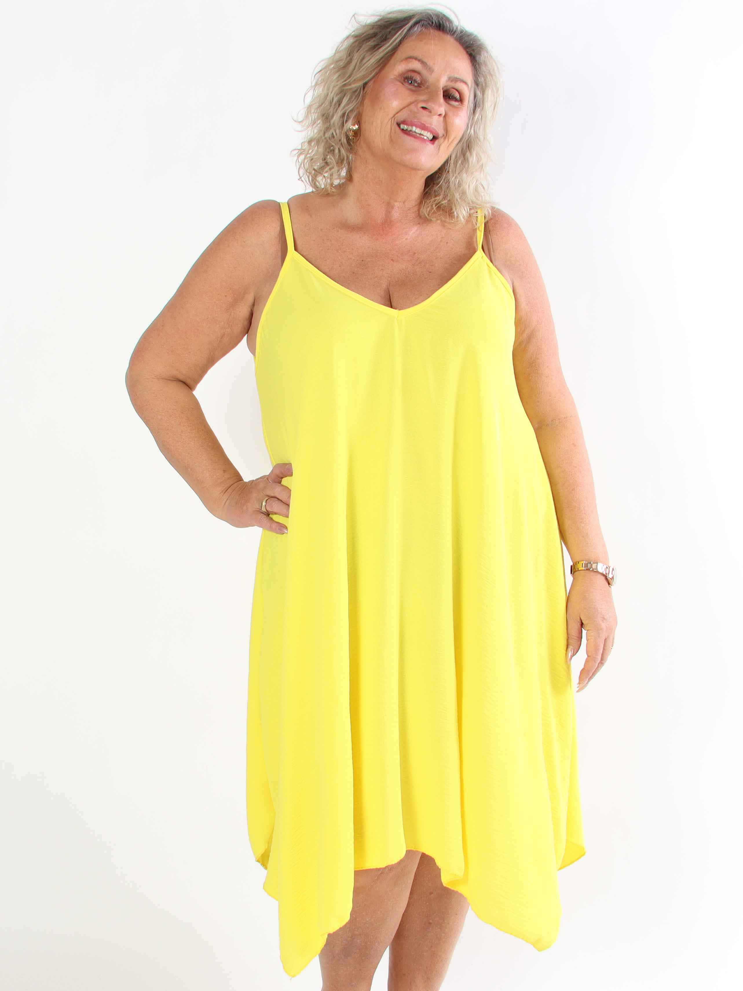 Galadriel - Söt lätt plus size klänning i viskos